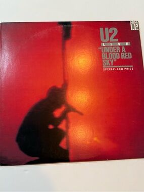 U2 Live Under a Blood Red Sky (Red) Live Album Vinyl Record